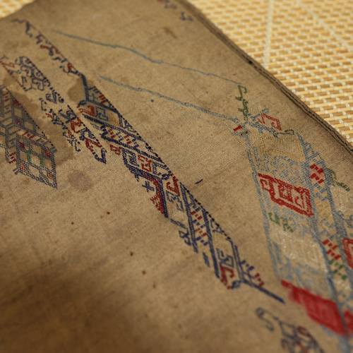 ミャオ族 刺繍工芸 母型 原本 古布 図案見本 伝統手仕事 希少一点物