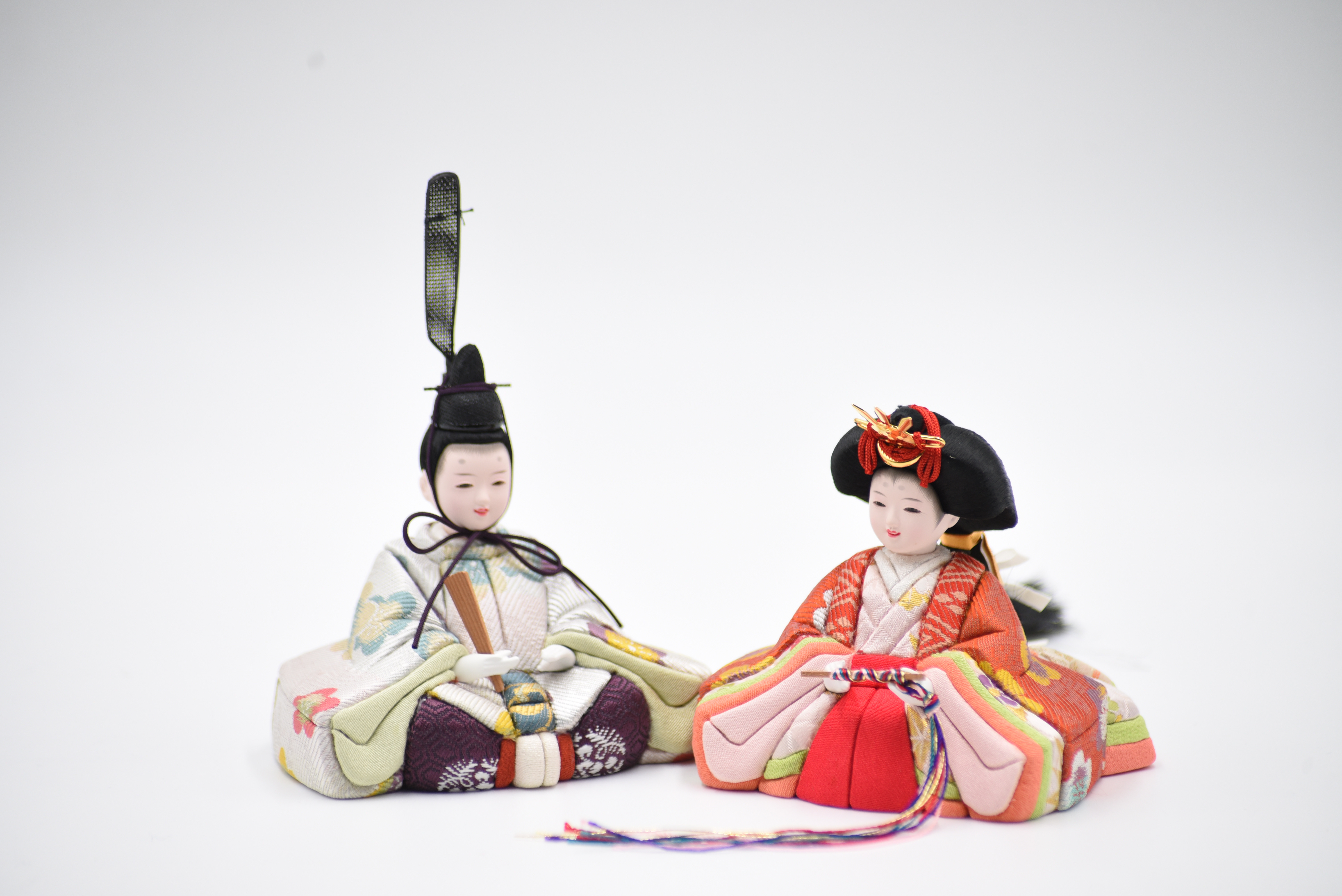 雛人形【喜雲雛】　新作　小判台飾り