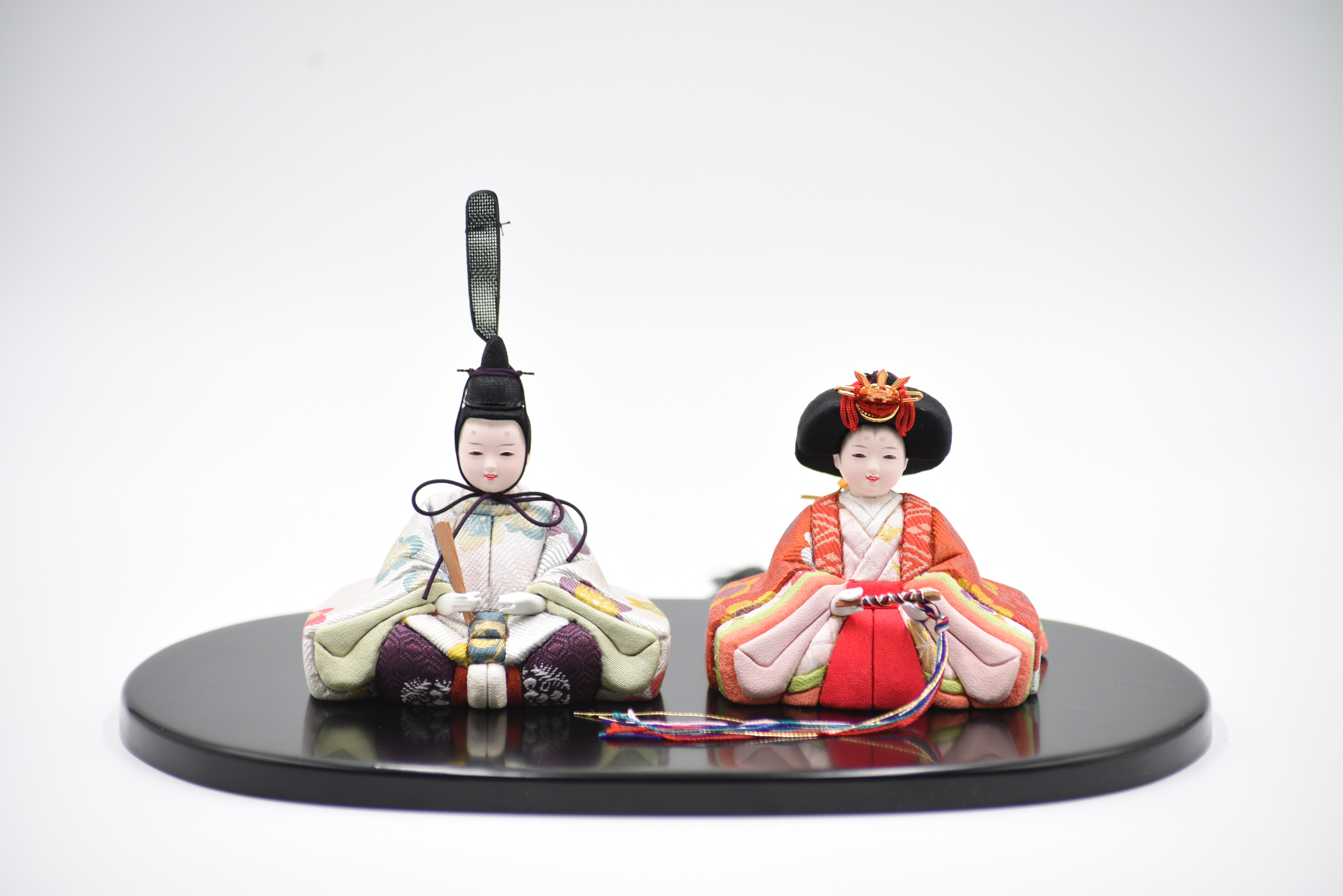 雛人形【喜雲雛】　新作　小判台飾り