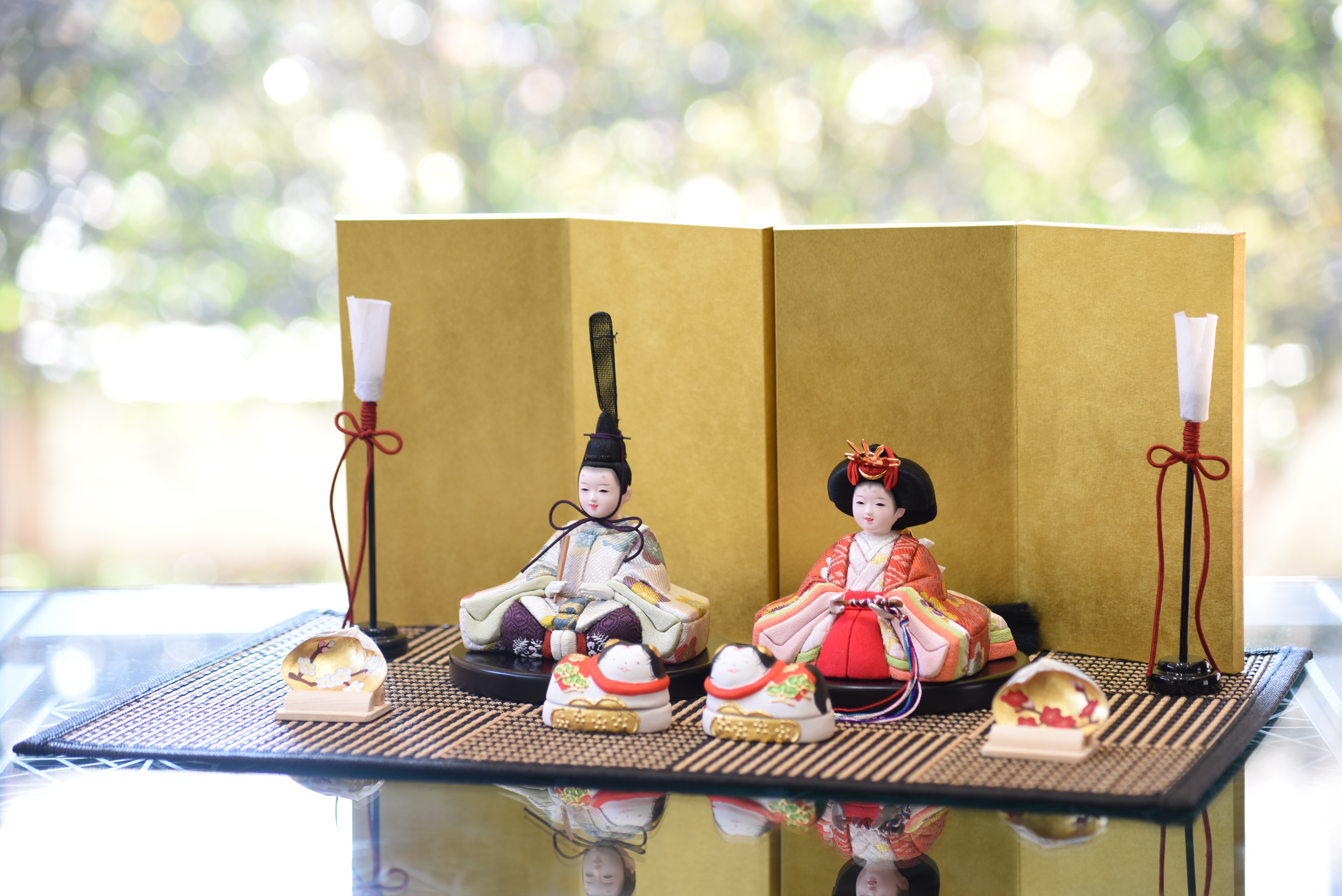 雛人形【喜雲雛】　新作　小判台飾り