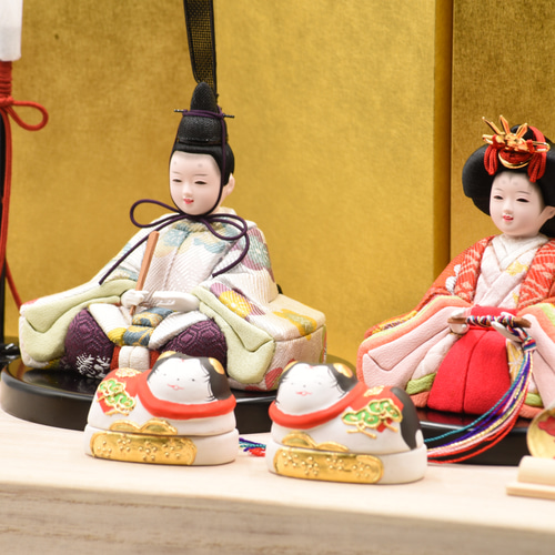 雛人形【喜雲雛】 新作 小判台飾り ひな人形・雛飾り 有松人形工房