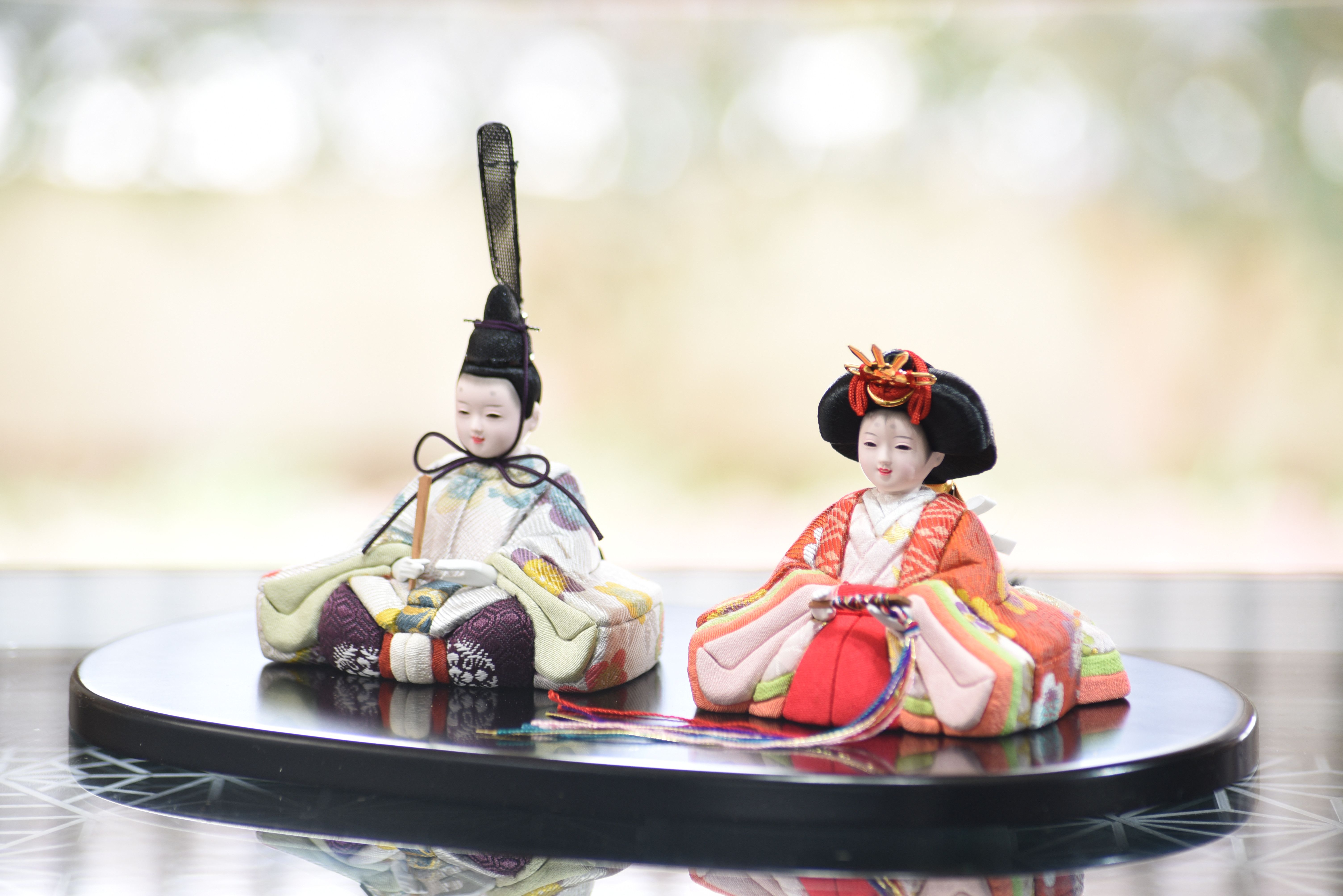 雛人形【喜雲雛】　新作　小判台飾り