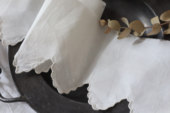 soldフランス 55㎝ アンティーク手刺繍レース B976 2枚目の画像