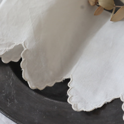 soldフランス 55㎝ アンティーク手刺繍レース B976 6枚目の画像