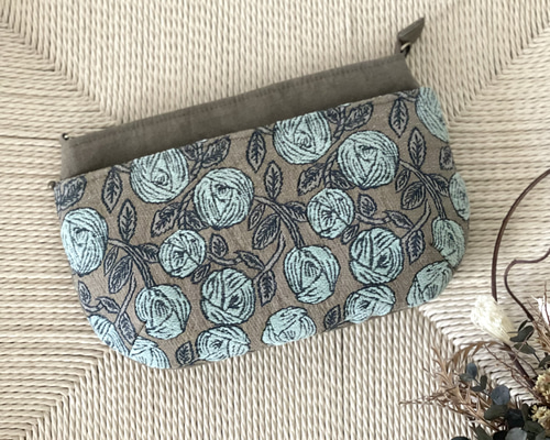 ⚮̈ミナペルホネン　rosy mint ドラポケショルダー　　　ポシェット ラスト1点⚮̈ミナペルホネン rosy mint ドラポケショルダー