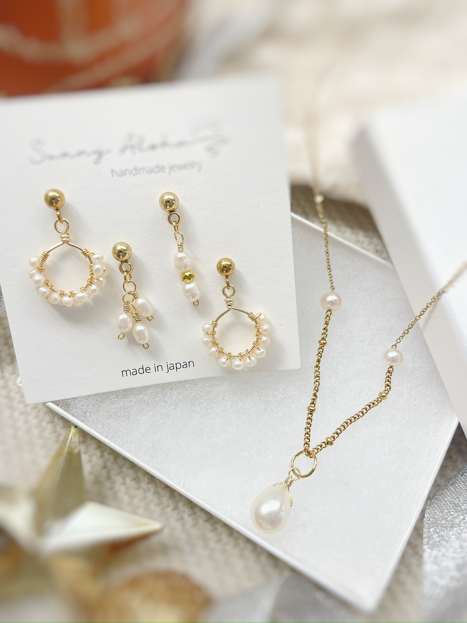 【12色の誕生石ギフト】6月 パール セット ネックレス ピアス｜誕生日プレゼント・ギフトに