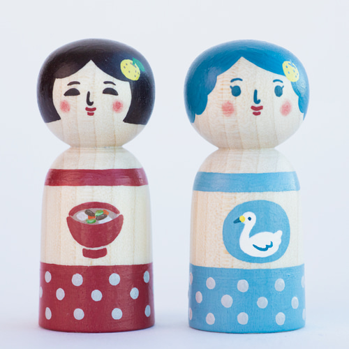 ならは こけしセット 立体・オブジェ こきちや 通販 20181203｜Creema