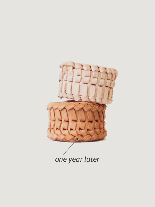 レザーリング ＜太＞ leather ring bold 軽量 金属アレルギー