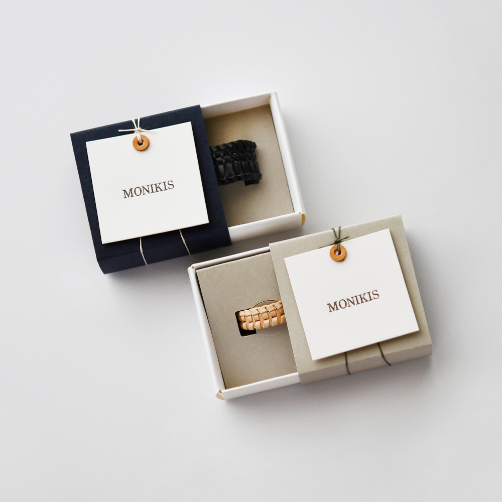 レザーリング ＜太＞ leather ring bold 軽量 金属アレルギー