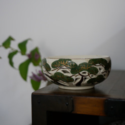 京焼・清水焼 色絵 5寸皿 四季草花（梅・桜・鉄線・萩） 中皿 Shun