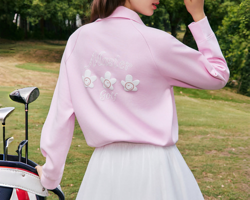 秋冬 春 ゴルフウェア 上下セット ジャケット トレーナー 長袖