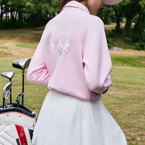 秋冬 春 ゴルフウェア 上下セット ジャケット トレーナー 長袖