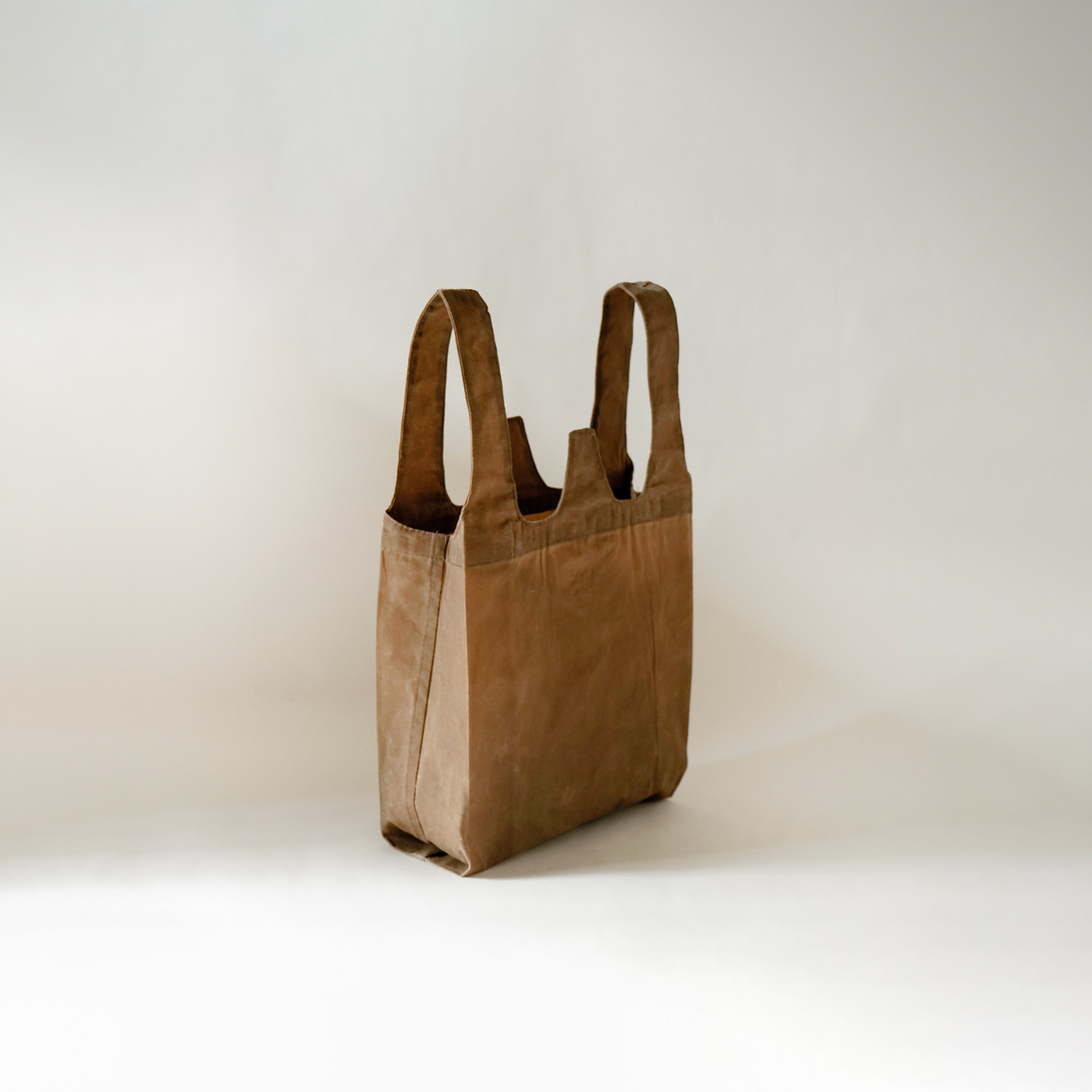 カテキュー染｜エコバッグ｜Reji mini｜経年変化を楽しむロウ引きバッグ 4,752円