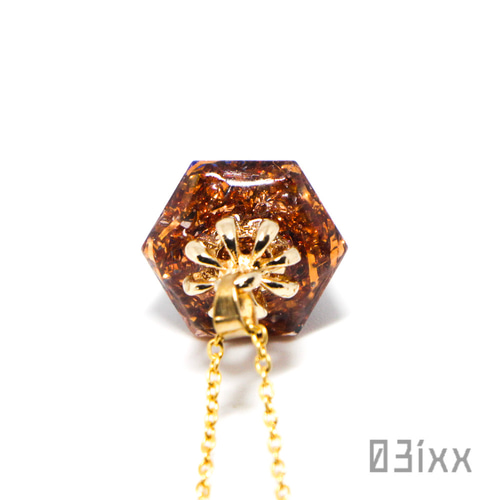 盛塩オルゴナイト 六角錐ミニ ペンダント B ラピスラズリ 瑠璃 真実の