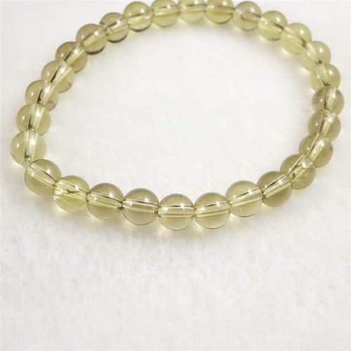 天然シトリン 非加熱 無処理 7mmブレスレット 13.20g #68397