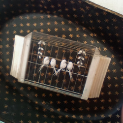 パピエマシェ カード入れ＆トレー ナポレオン三世 フランス