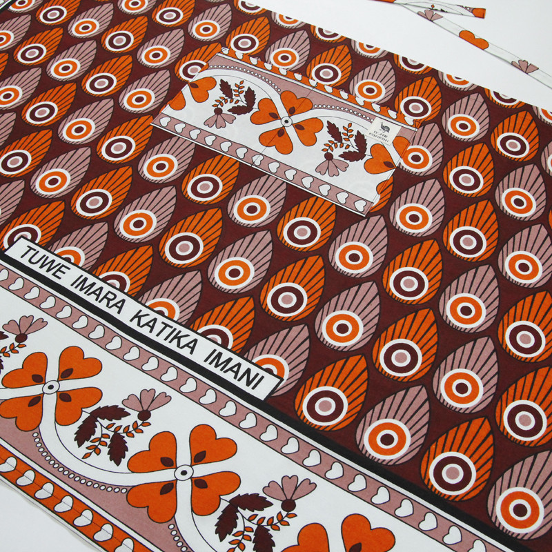 カンガのソムリエ・エプロン（ リーフ ）ユニセックス カフェ ロング キャンプ アウトドア