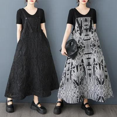 サロペット　ワンピース　大きいサイズ レディース 秋冬　春夏 新品 スカート