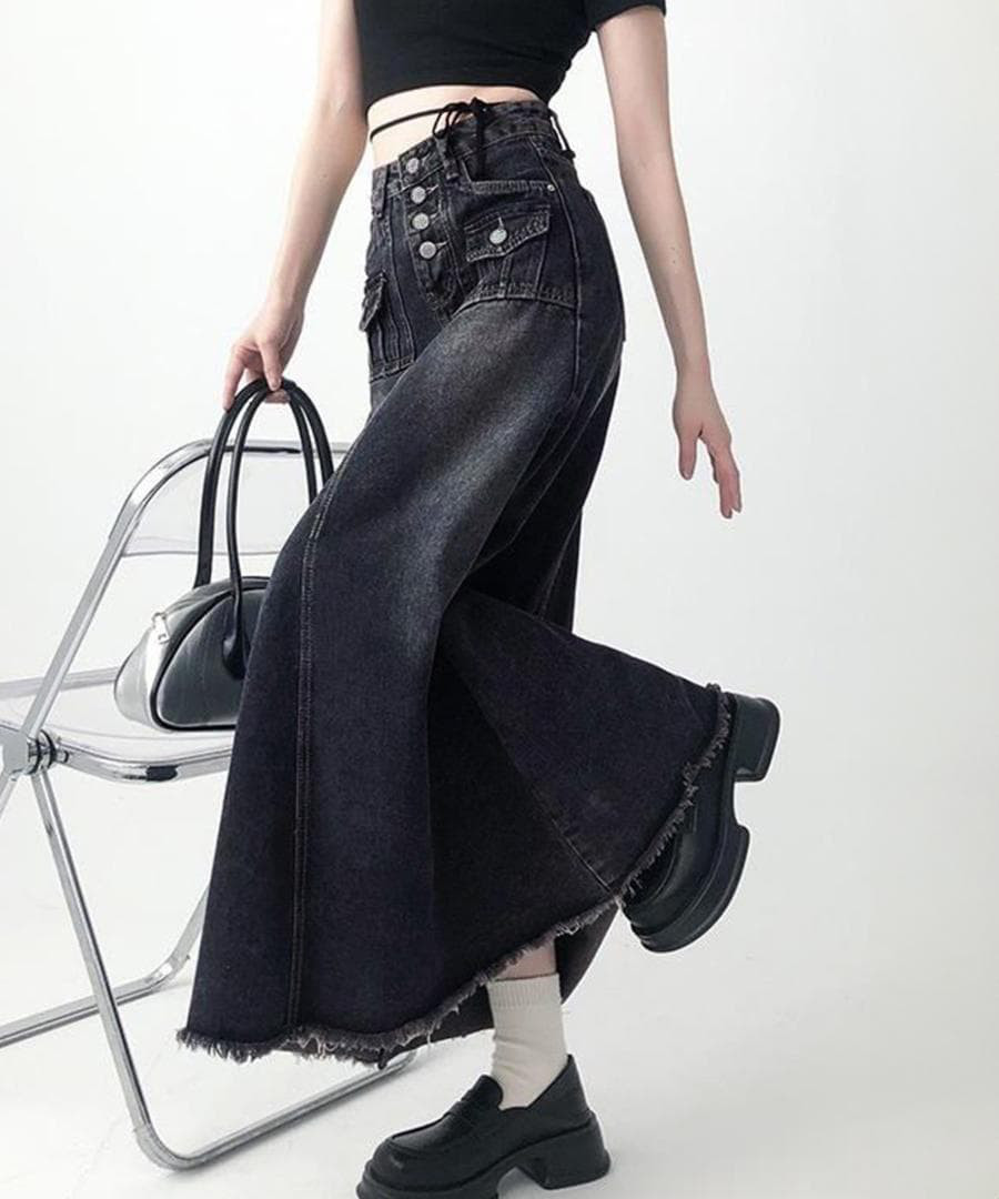 大きいサイズ ロングスカート　デニム　マキシ　レディース 秋冬　春 新品