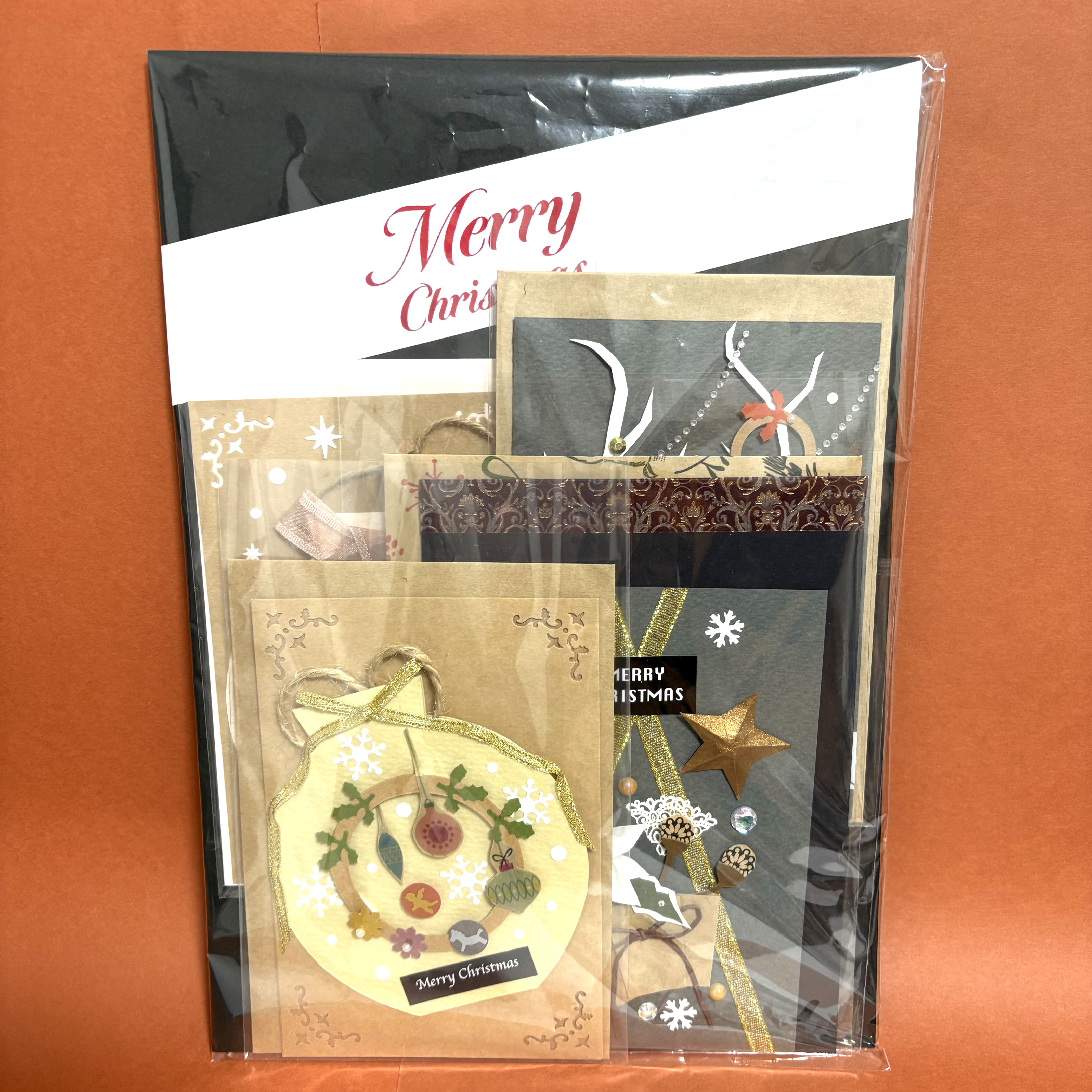 送料無料クリスマスカード5点セット