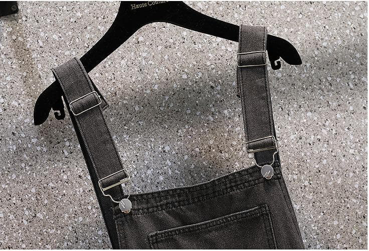 大きいサイズ オーバーオール　サロペット　ダメージ　レディース パンツ　新品