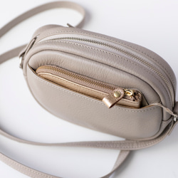 Creema限定新春福袋〈竹〉ミニショルダーバッグ 　L字ファスナーコインケース　日本製　ma-01+apo-12 4枚目の画像