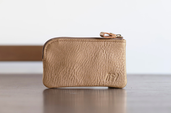 Creema限定新春福袋〈竹〉ミニショルダーバッグ 　L字ファスナーコインケース　日本製　ma-01+apo-12 8枚目の画像