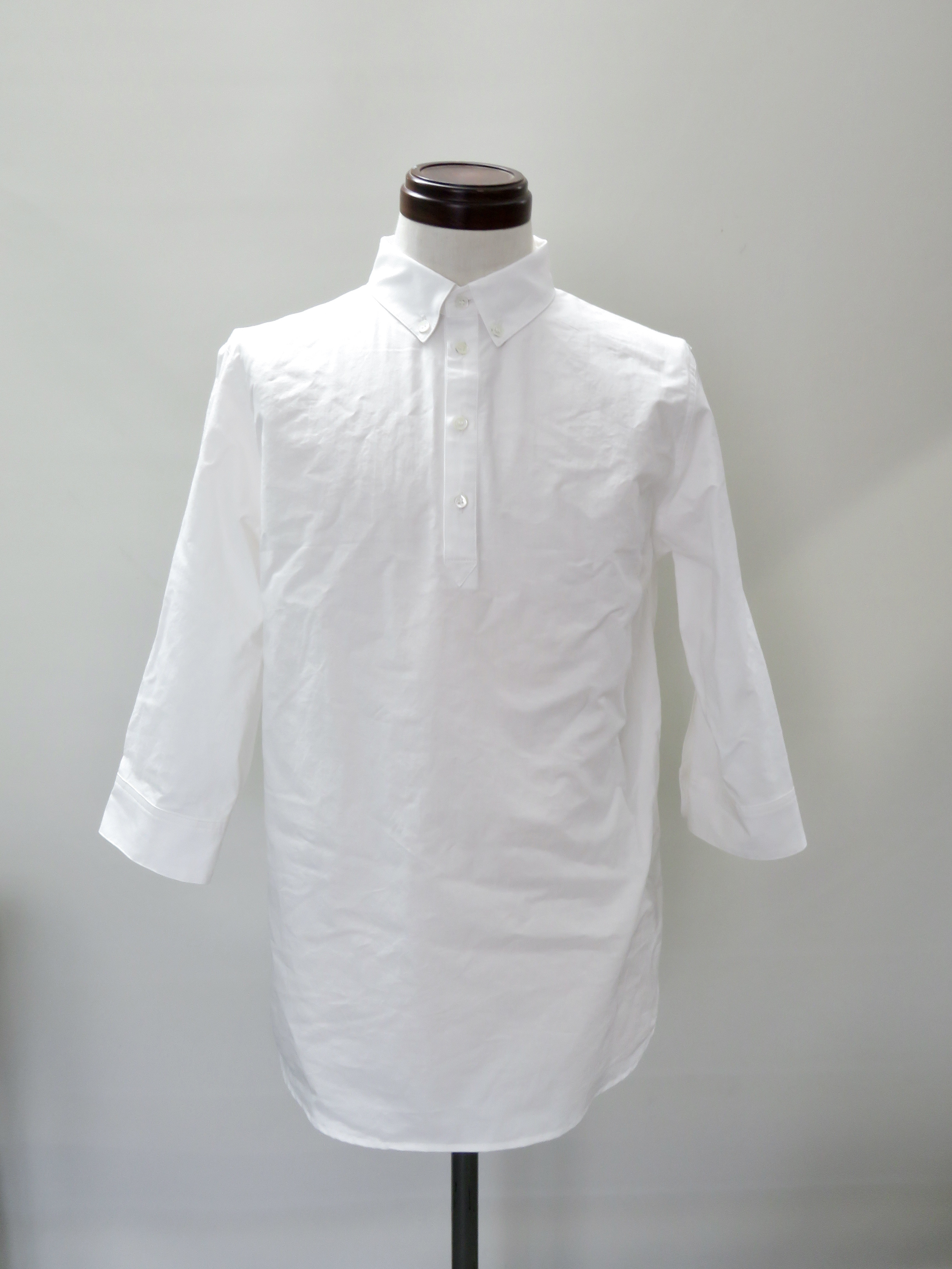 プルオーバーリネン　Sawtooth Roof定番シャツ　男女兼用