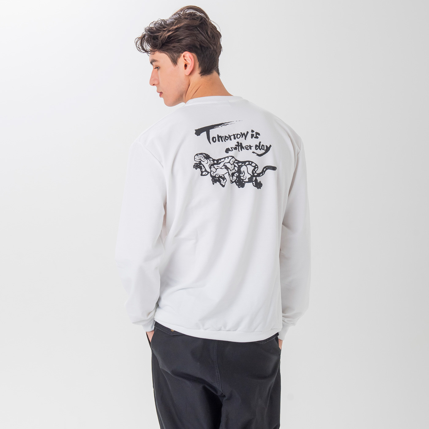 トレーナー スウェット メンズ 北斎 浮世絵 タイガー ”Tomorrow is another day” 9,636円