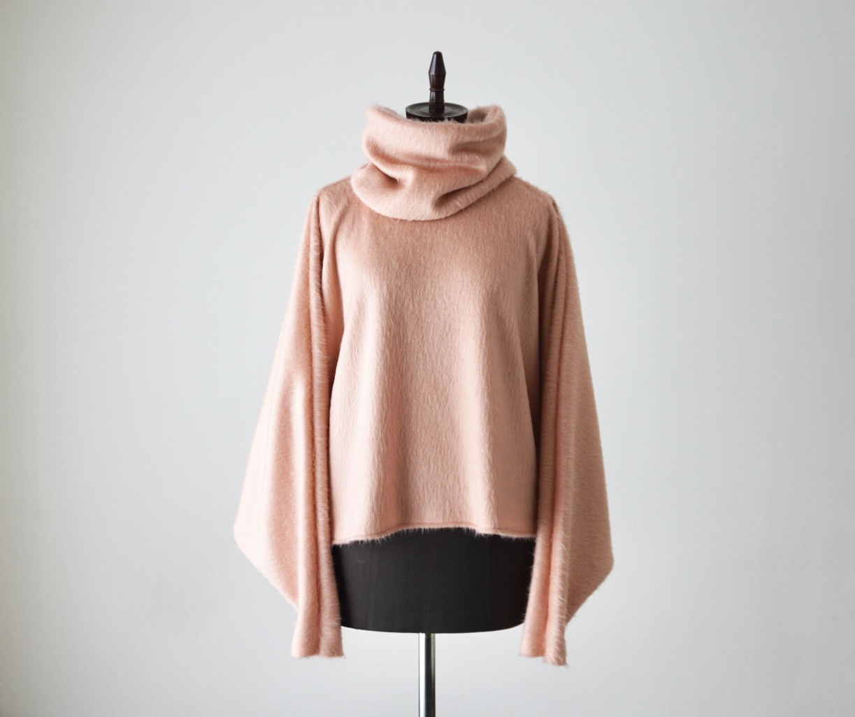 DOLMAN SLEEVE プルオーバー・ポンチョ coral pink