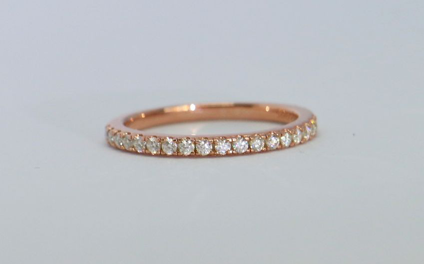 モアサナイト(モアッサナイト)　ローズＧＰ　　リング　指輪　11.5号