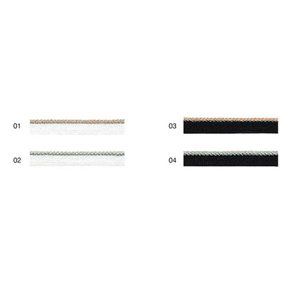 ラメパイピングリボン bel-9290　カラー選択　1mより　 12枚目の画像