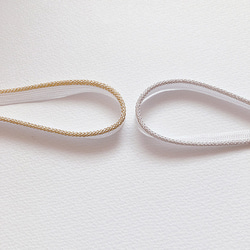 ラメパイピングリボン bel-9290　カラー選択　1mより　 2枚目の画像