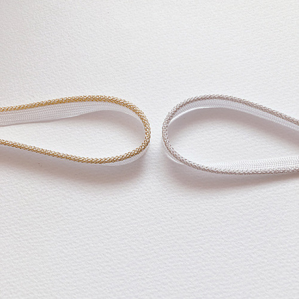 ラメパイピングリボン bel-9290　カラー選択　1mより　 2枚目の画像