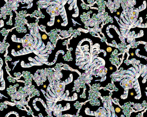 【未使用】YEGA 韓国手刺繍虎図 /小物入れ 名刺入れ 縁起物 未使用】縁起物 YEGA 韓国手刺繍虎図 /小物入れ 名刺入れの通販はau