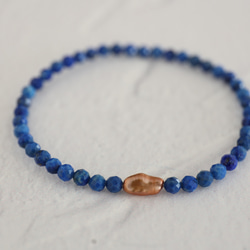 14KGF】つけっぱなしOK！細見え！極細チェーンブレスレット