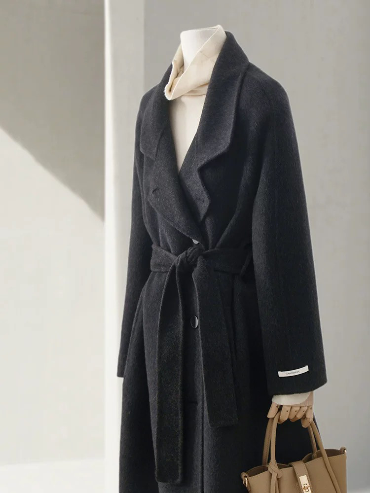 保温力高い大人の羊毛コート、羊毛（ウール）コート 冬のコート 防寒対策 冬支度新作 受注生産