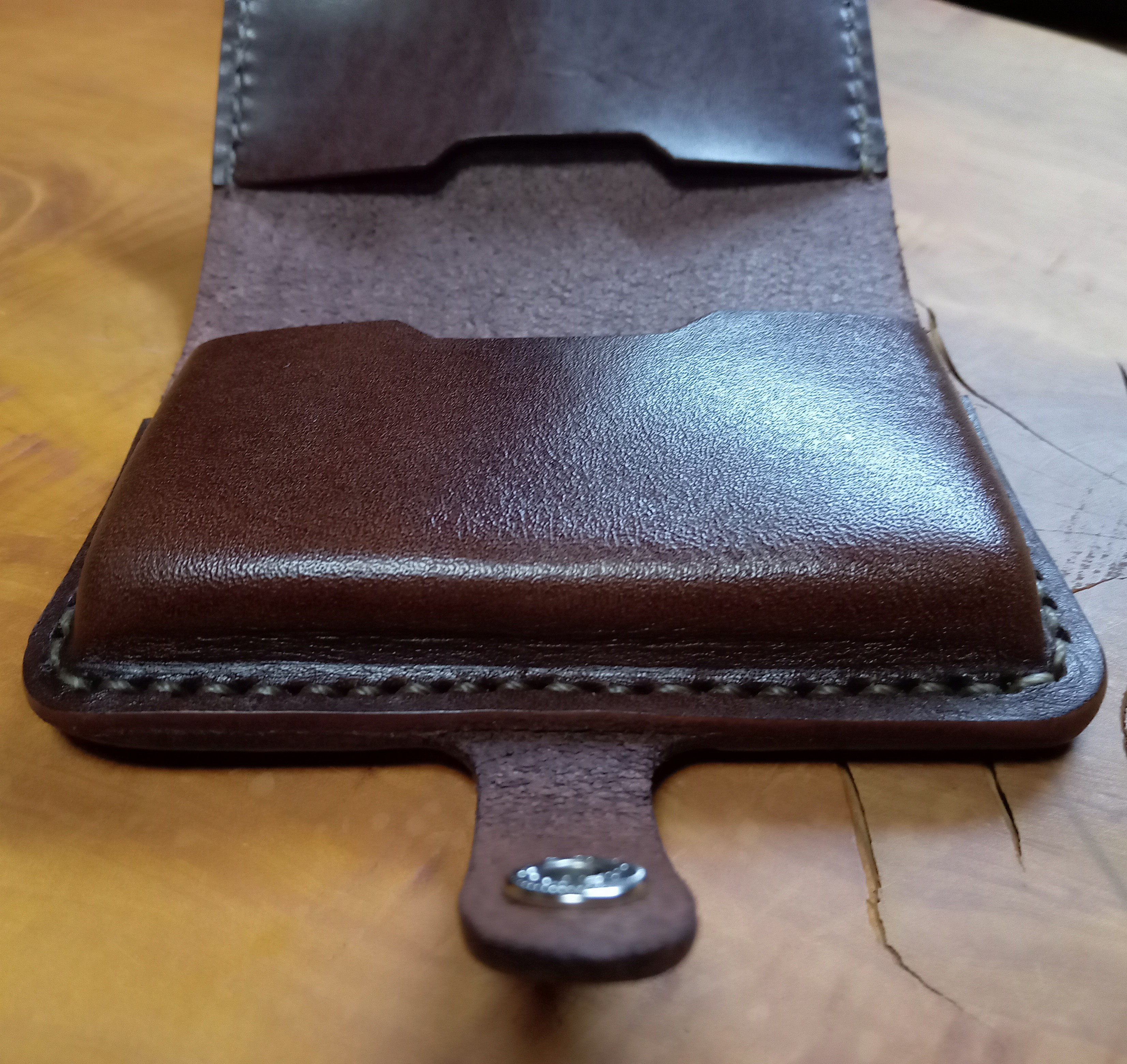 レザー名刺ケース　名刺入れ　サドルレザー　茶　プレゼント　進学祝い　就職祝い 帆布袋付　ホワイトデー 4,698円