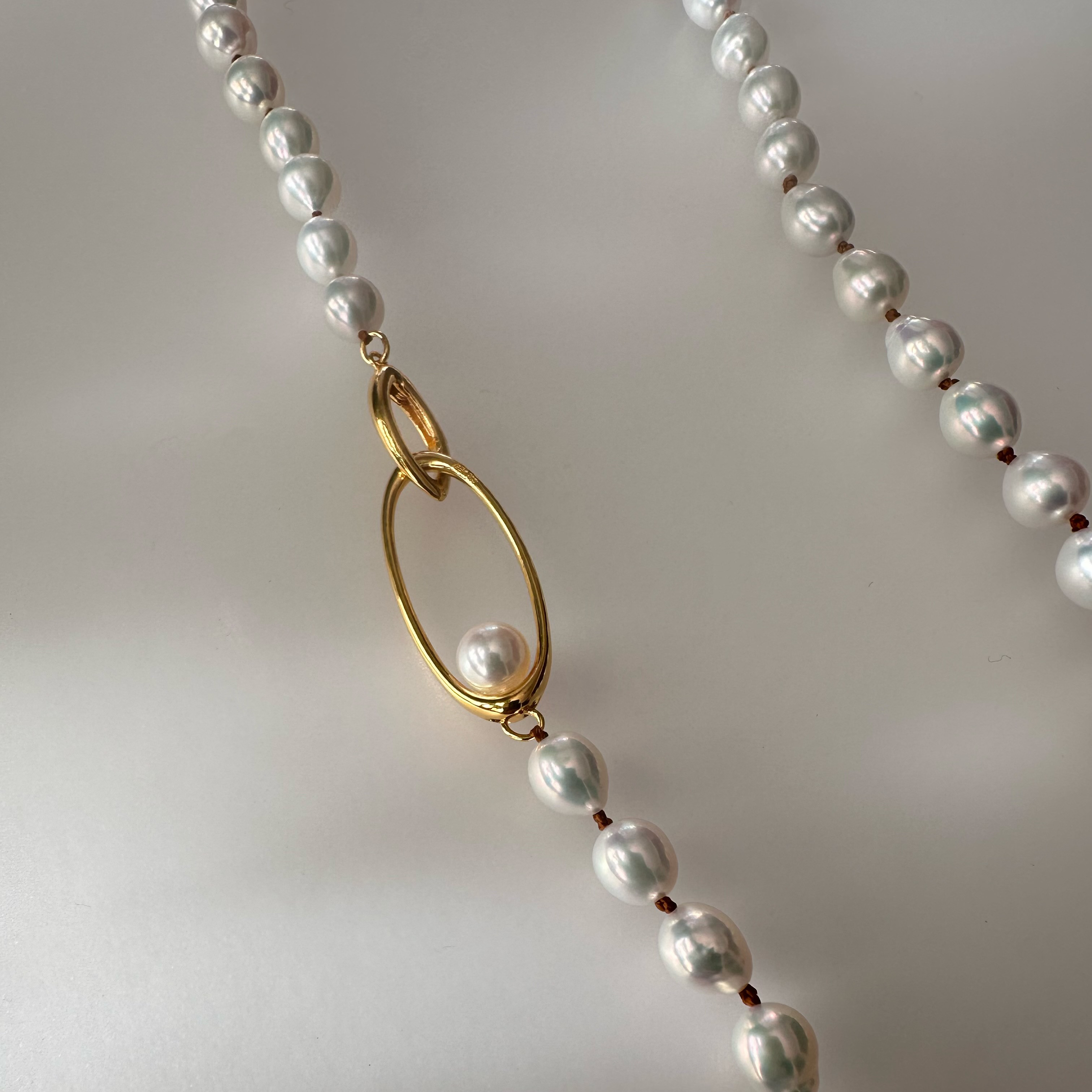 "Ligne Pearl リーニュ パール"  ネックレス　60cm