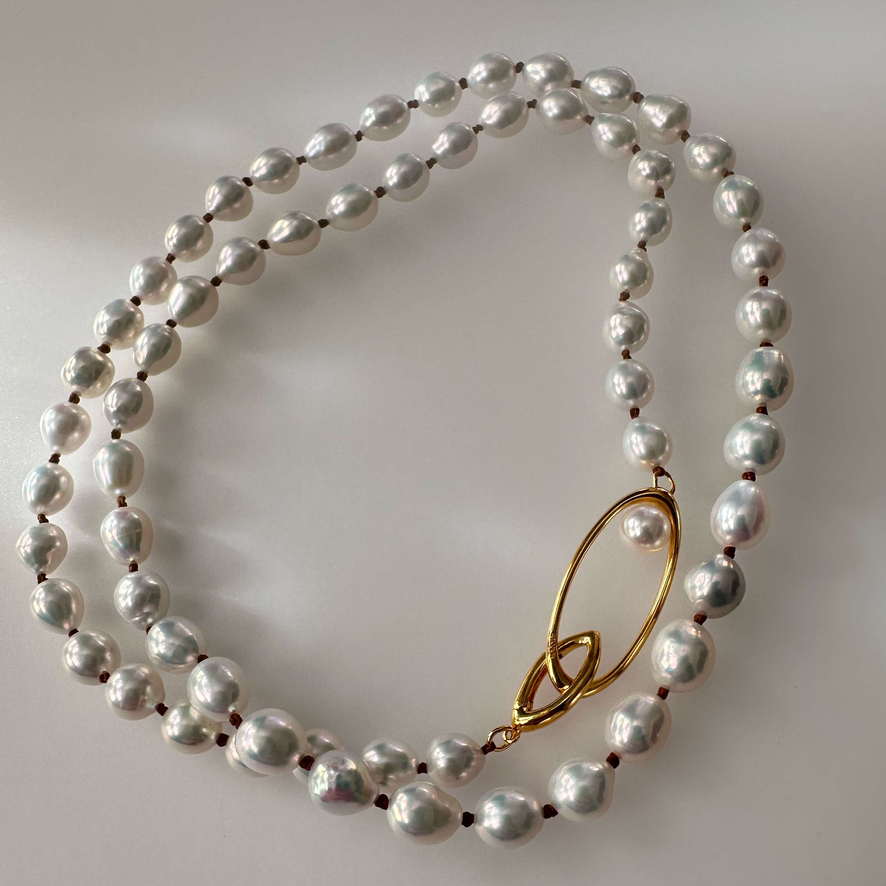 "Ligne Pearl リーニュ パール"  ネックレス　60cm