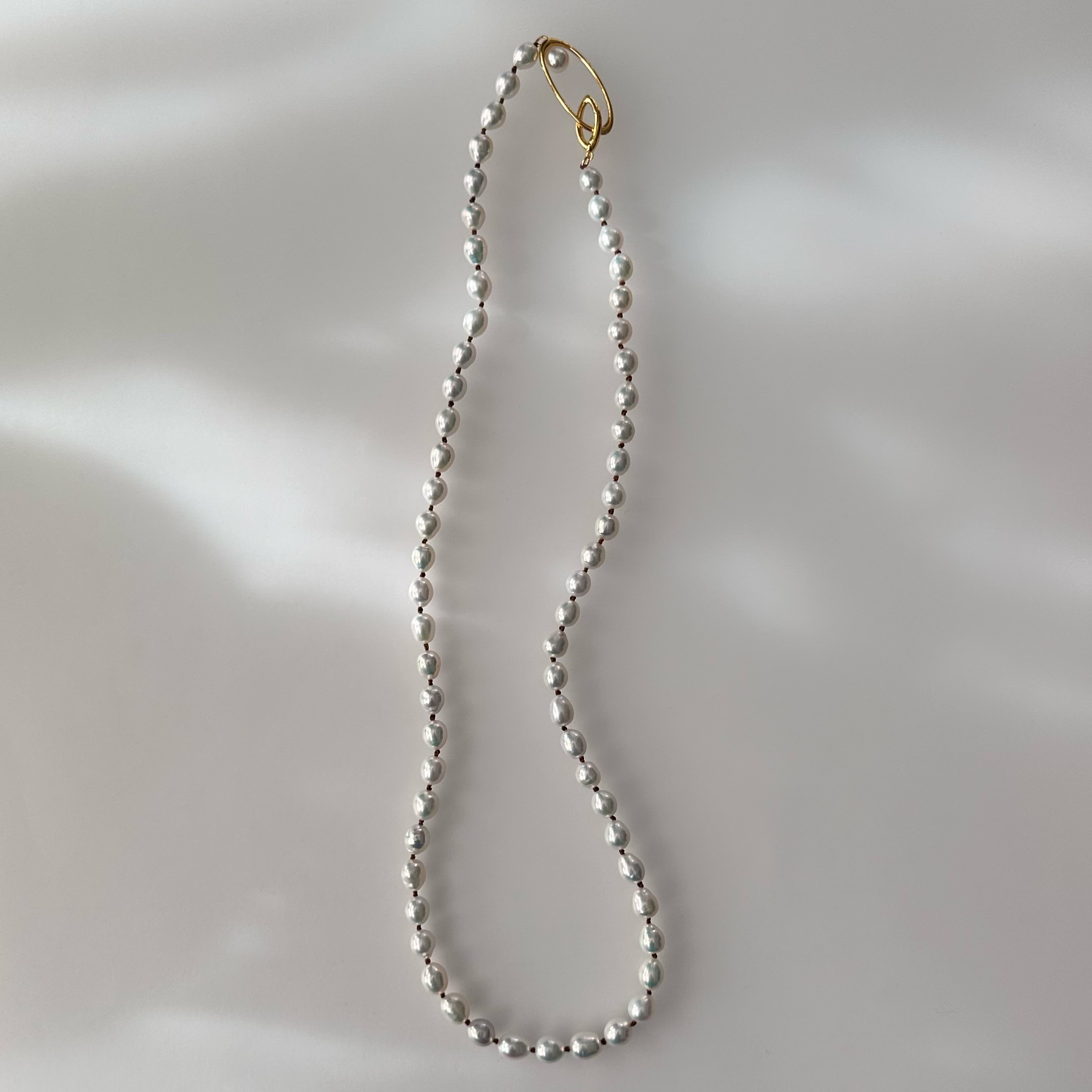 "Ligne Pearl リーニュ パール"  ネックレス　60cm