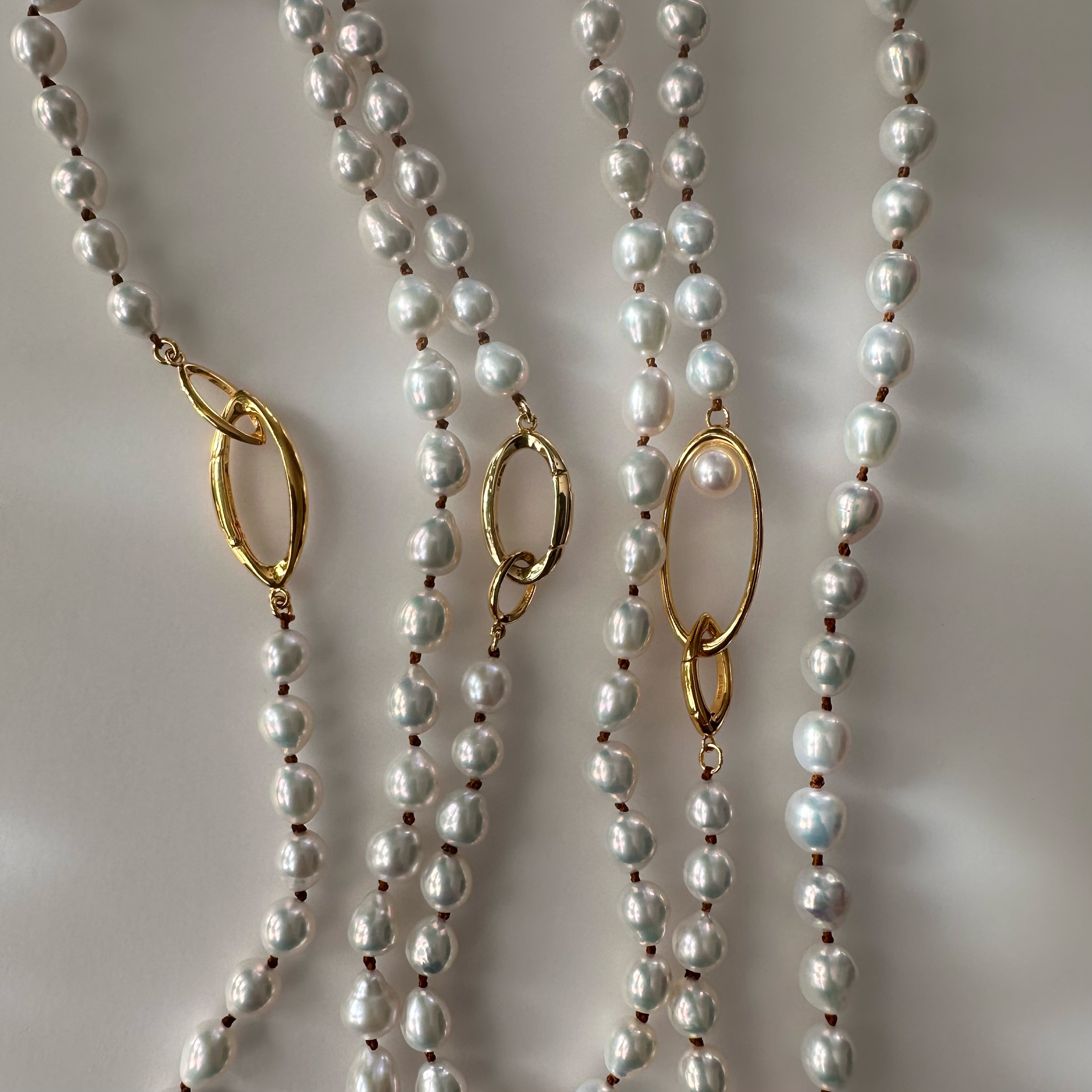 "Ligne Pearl リーニュ パール"  ネックレス　60cm