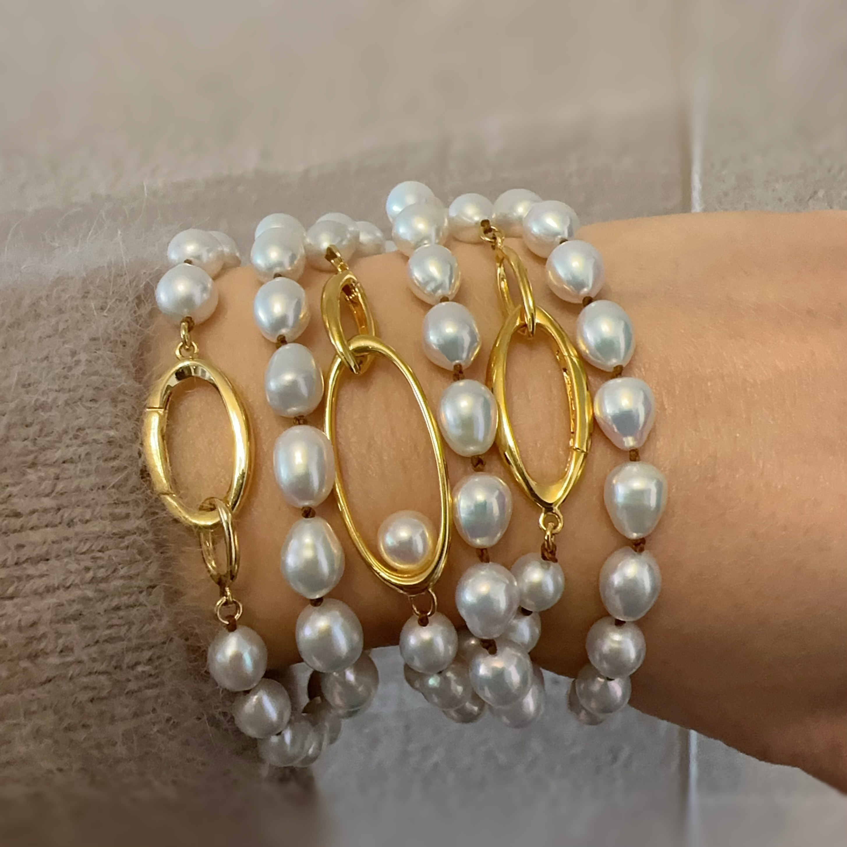 "Ligne Pearl リーニュ パール"  ネックレス　60cm