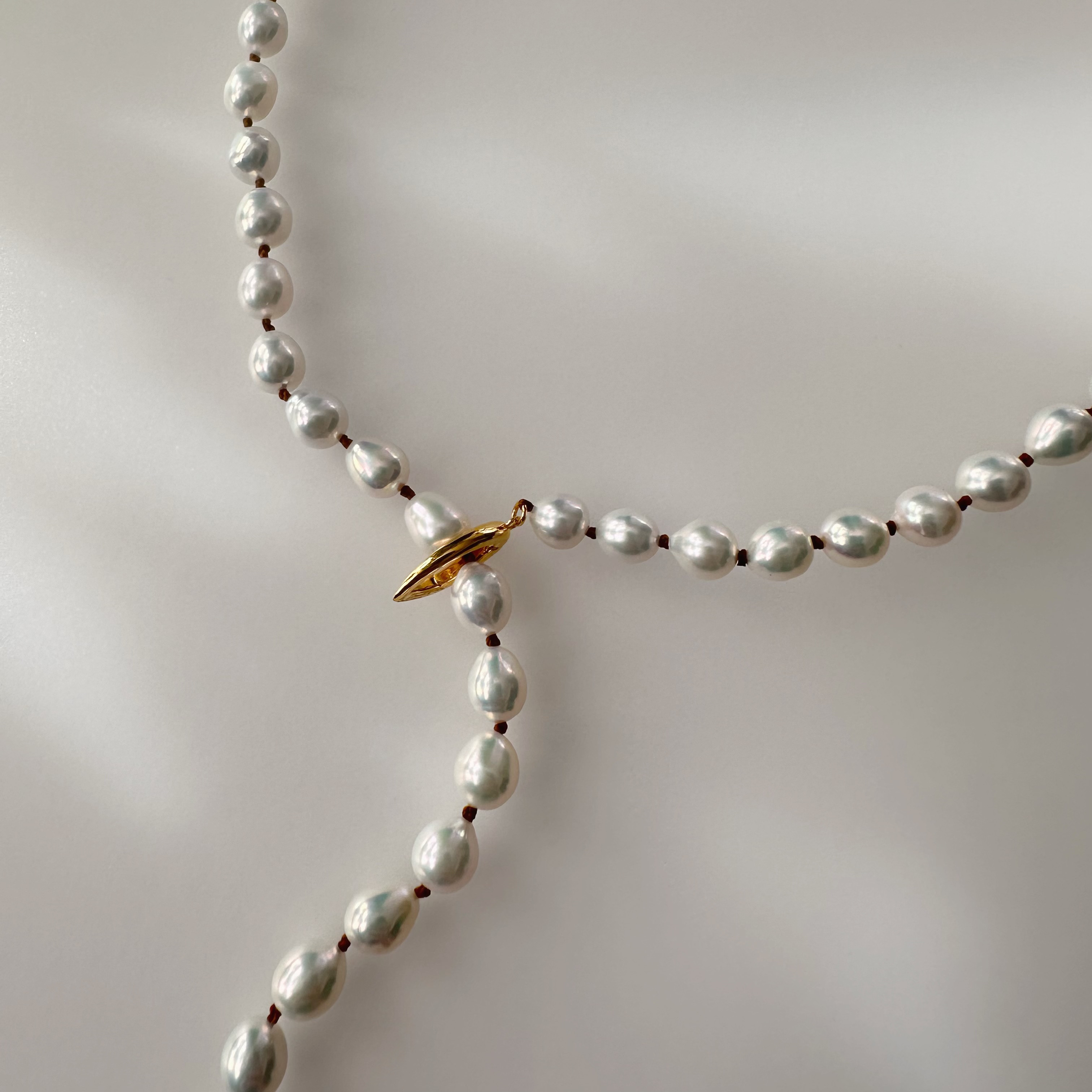 "Ligne Pearl リーニュ パール"  ネックレス　60cm