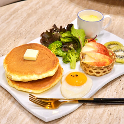 手づくりタタラ型長角大皿 4枚目の画像