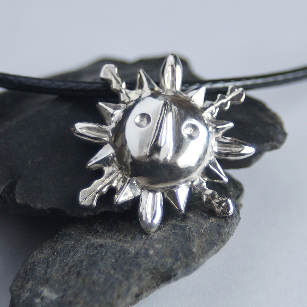 花のような太陽 シルバーペンダント
