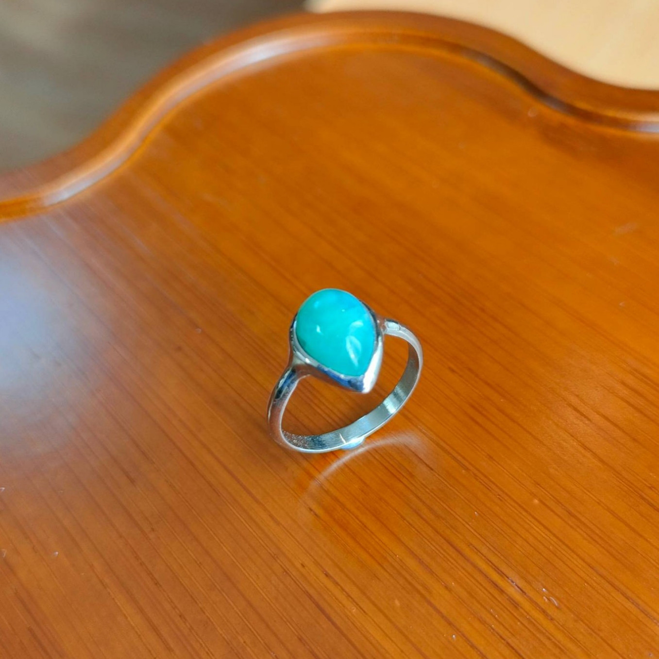 ラリマー　シルバーリング