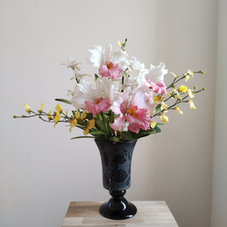 アレンジメント♡バラ♡アネモネ♡スイートピー♡ディップアート