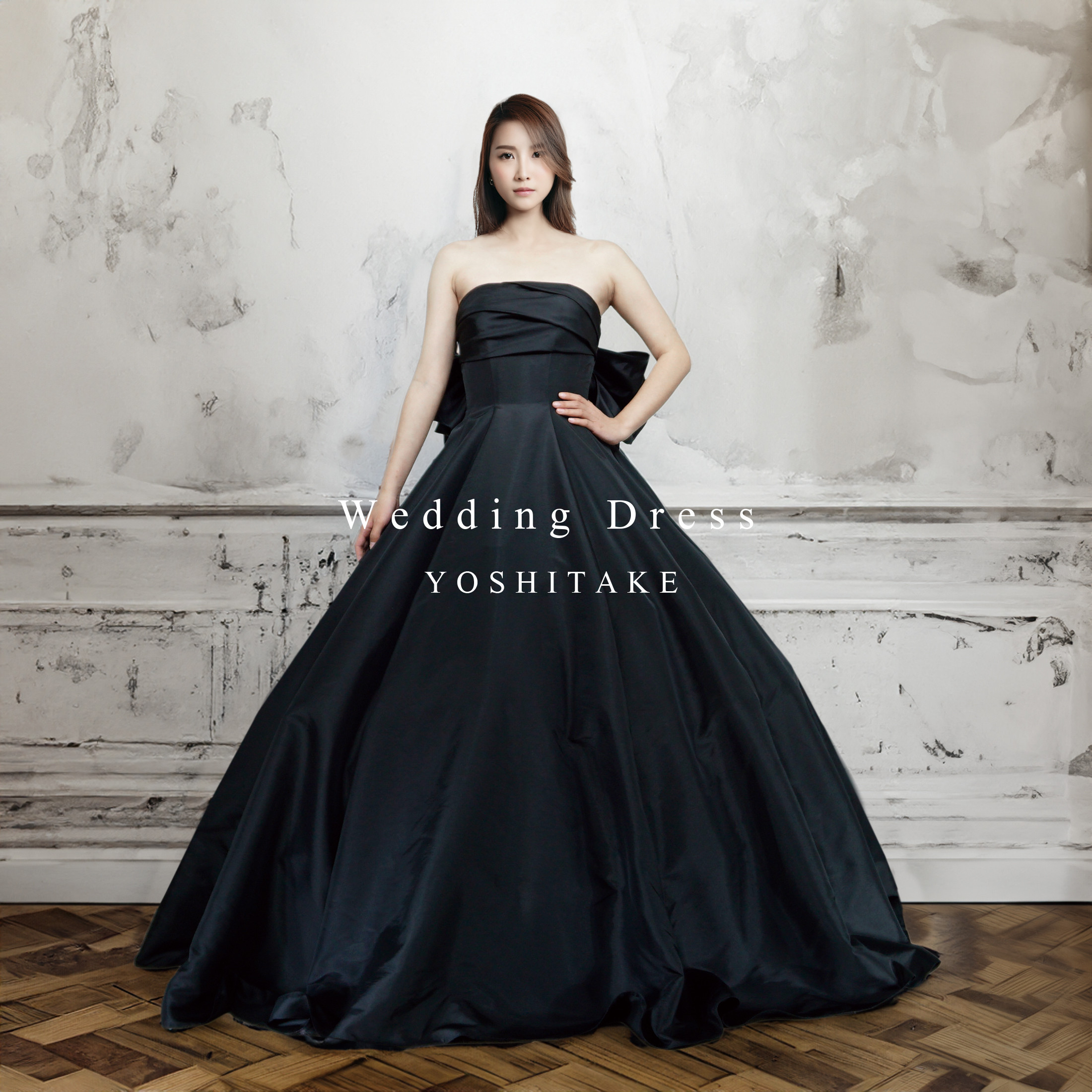 【オーダー制作】ウエディングドレス.ブラック.カラードレス.リボン.パニエ付き.Y2791 59,840円