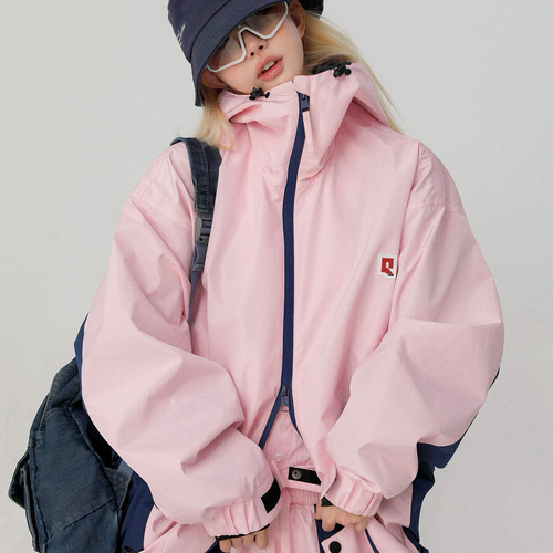 25-26 スノボウェア ピンク 防寒 撥水 3L メンズ レディース